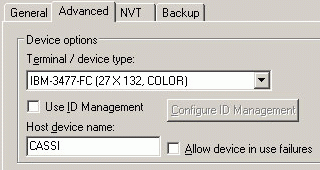 Figure 1 - Set Session Display Name in the Host Device Name Field