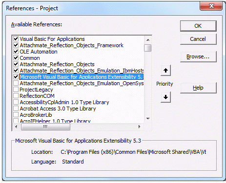 visual basic for applications language reference