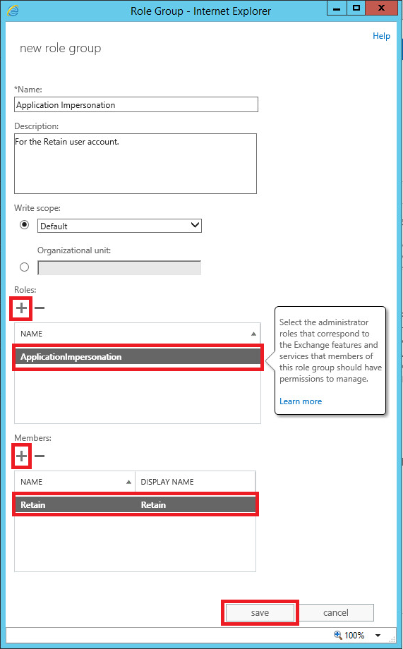 Exchange Module Setup Instructions
